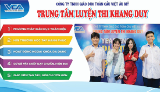 TRUNG TÂM LUYỆN THI KHANG DUY